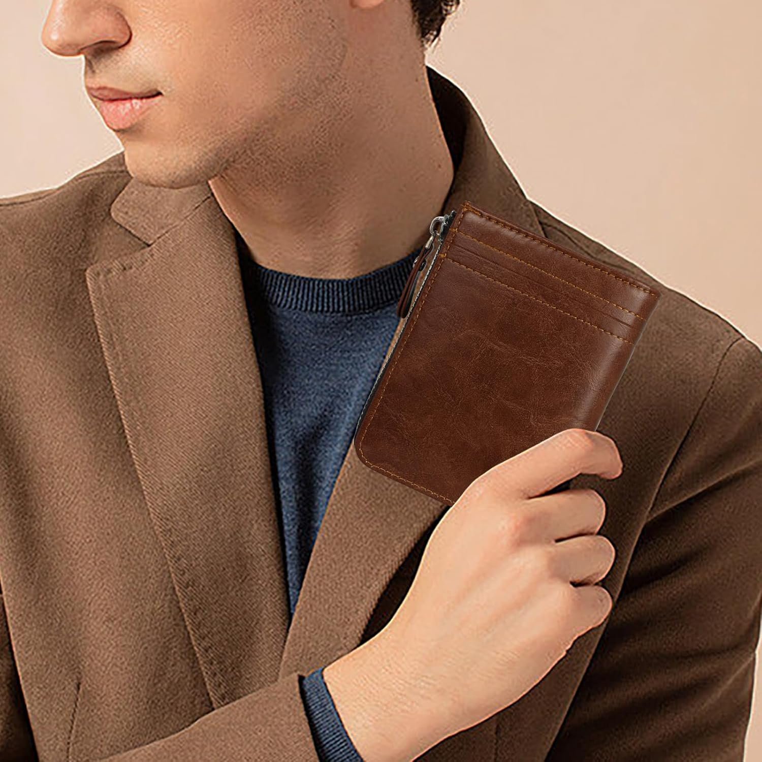 Zipper Bifold Wallet - Image 2