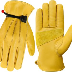 Leather Work Gloves for Men & Women